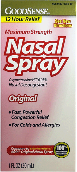 Nasal Decongestant Spray Afrin Oxymetazoline Hyd .. .  .  